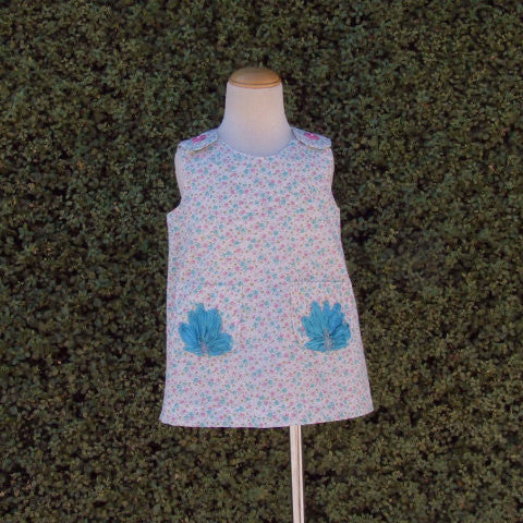 Size 2 Girls Tunic Dress Pinafore