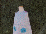 Hand Made in Australia unique girls size 2 tunic dress