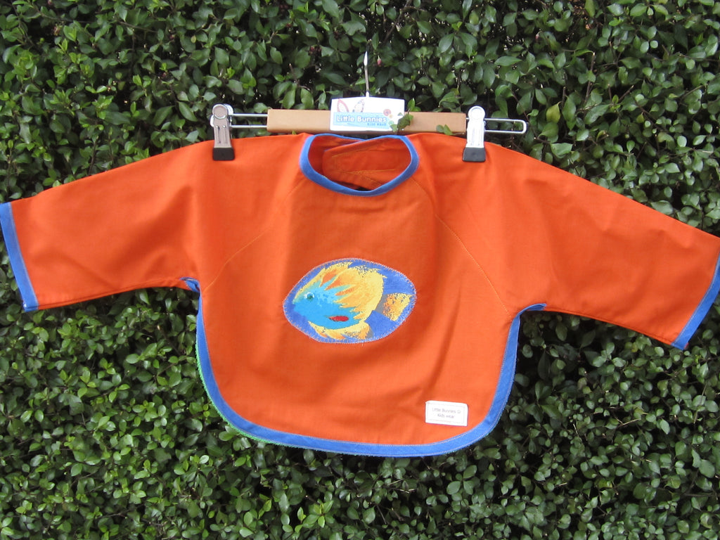 Long Sleeve Bib/ Coverall/Feeder 18 month Size