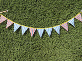 Hand Made in Australia bunting back view 