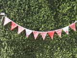 Hand Made in Australia bunting back view