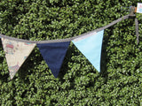Hand Made in Australia bunting front view close up