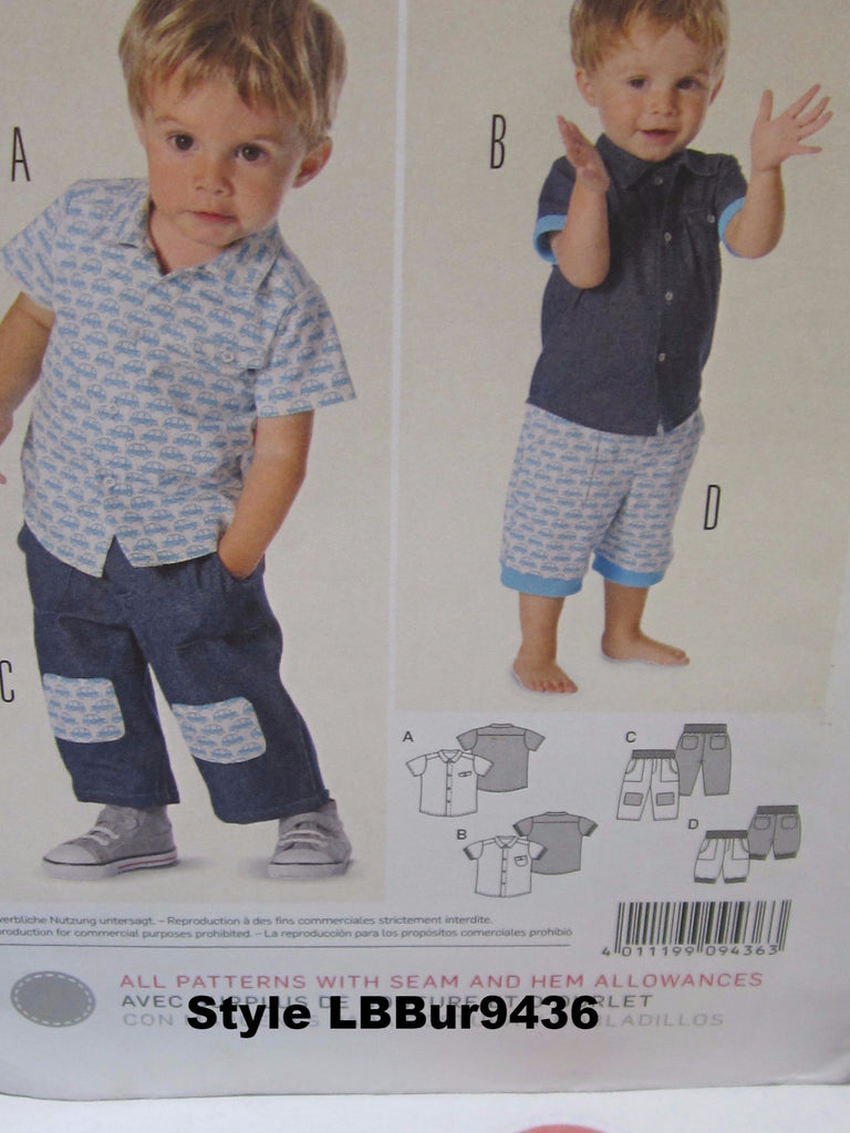 Custom Make Size 6 months - 3 years Boys