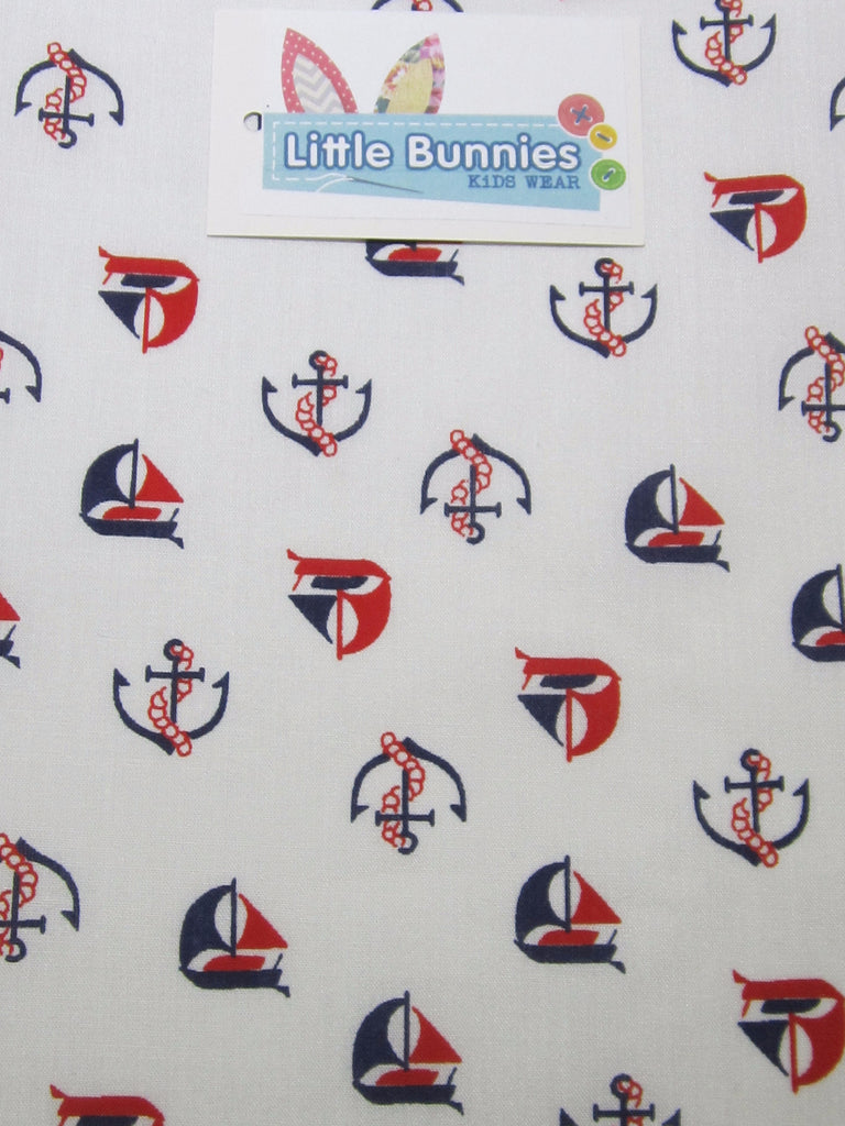 Custom Make Fabric Options Boys Nautical