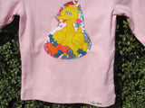 Little Bunnies Kids Wear tshirt applique close up