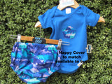 Little Bunnies Kids Wear onesie dolphin fabric