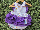 Little Bunnies Kids Wear size 00 romper back view