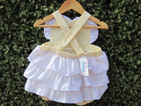 Little Bunnies Kids Wear size 00 romper back view