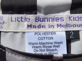 Little Bunnies Kids Wear size 2 romper closeup