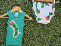 Very Hungry Caterpillar Nappy Cover & Singlet Set