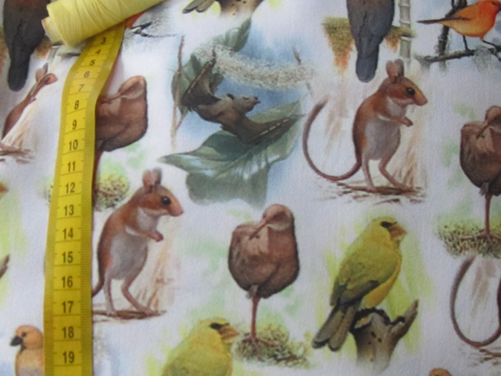 Custom Make Fabric Options Girls Field Animals - crepe drapey fabric
