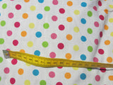 Custom Make Fabric Options Girls Multi-Coloured Polka Dot