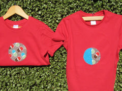 Little Bunnies Kids Wear customised tshirt view 1 & 2