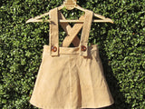 Little Bunnies Kids Wear suspender skirt front