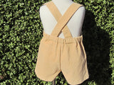 Little Bunnies Kids Wear size 2 suspender shorts