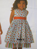 Custom Make Girls Dress Size 6 months - 4 years