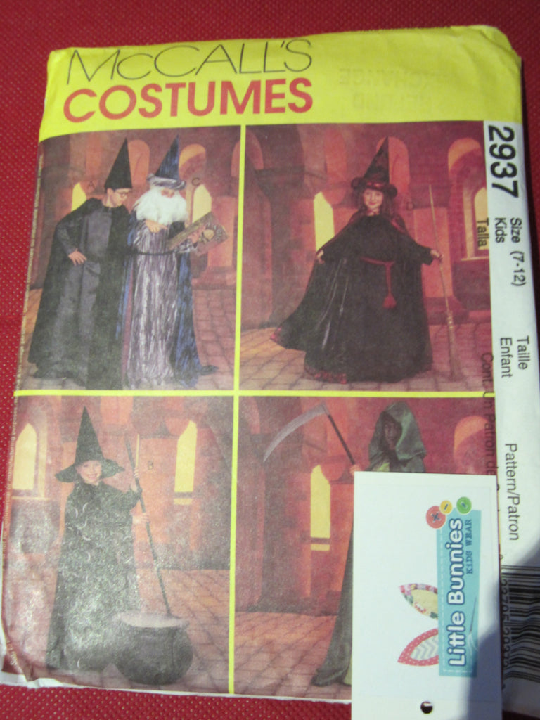 Custom Make Costume Boys & Girls Size 7-12 Years Merlin, Witches, Wizard, Grim Reaper
