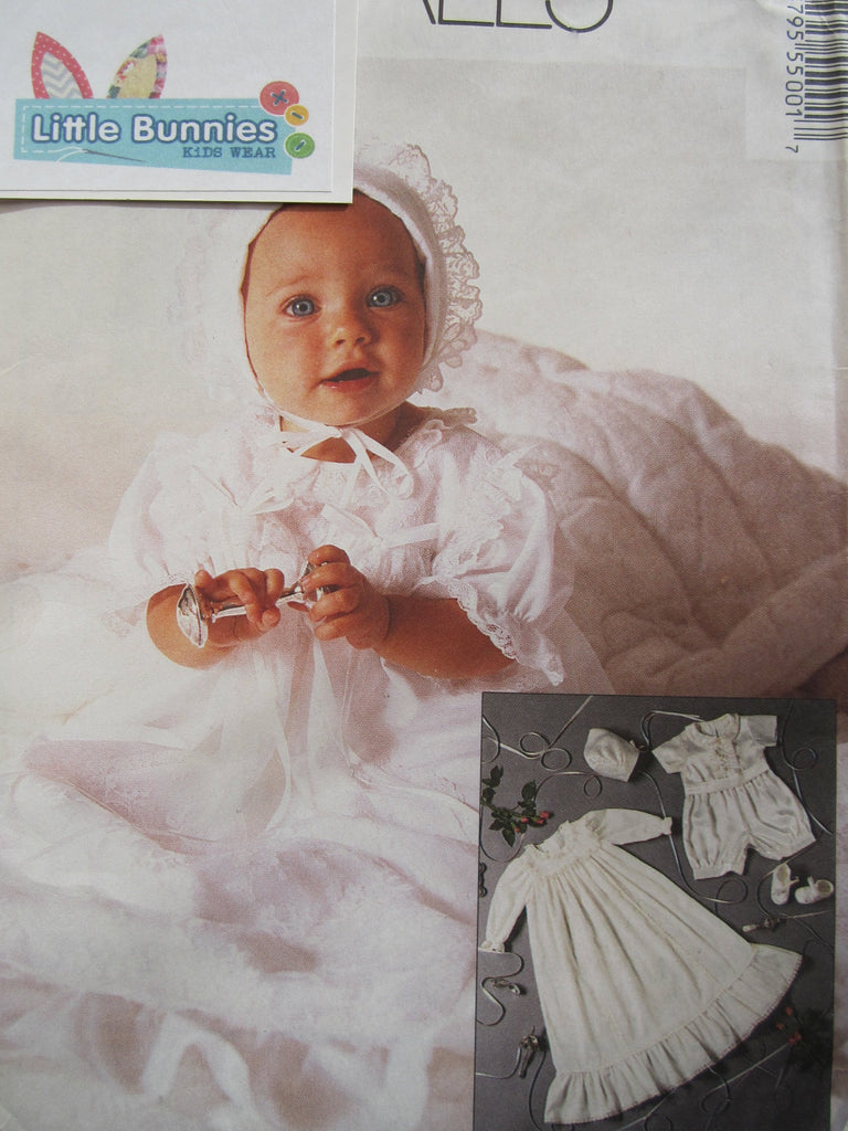 Custom Make Christening Gown New Born Size - 12 Months Boy's Romper or  Girl's Christening Robe Bonnet to suit either