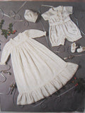 Custom Make Christening Gown New Born Size - 12 Months Boy's Romper or  Girl's Christening Robe Bonnet to suit either