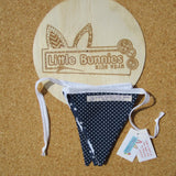 Little Bunnies Kids Wear navy & white bunting