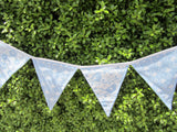 Hand Made in Australia bunting front view close up