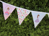 Little Bunnies Kids Wear bunting close up