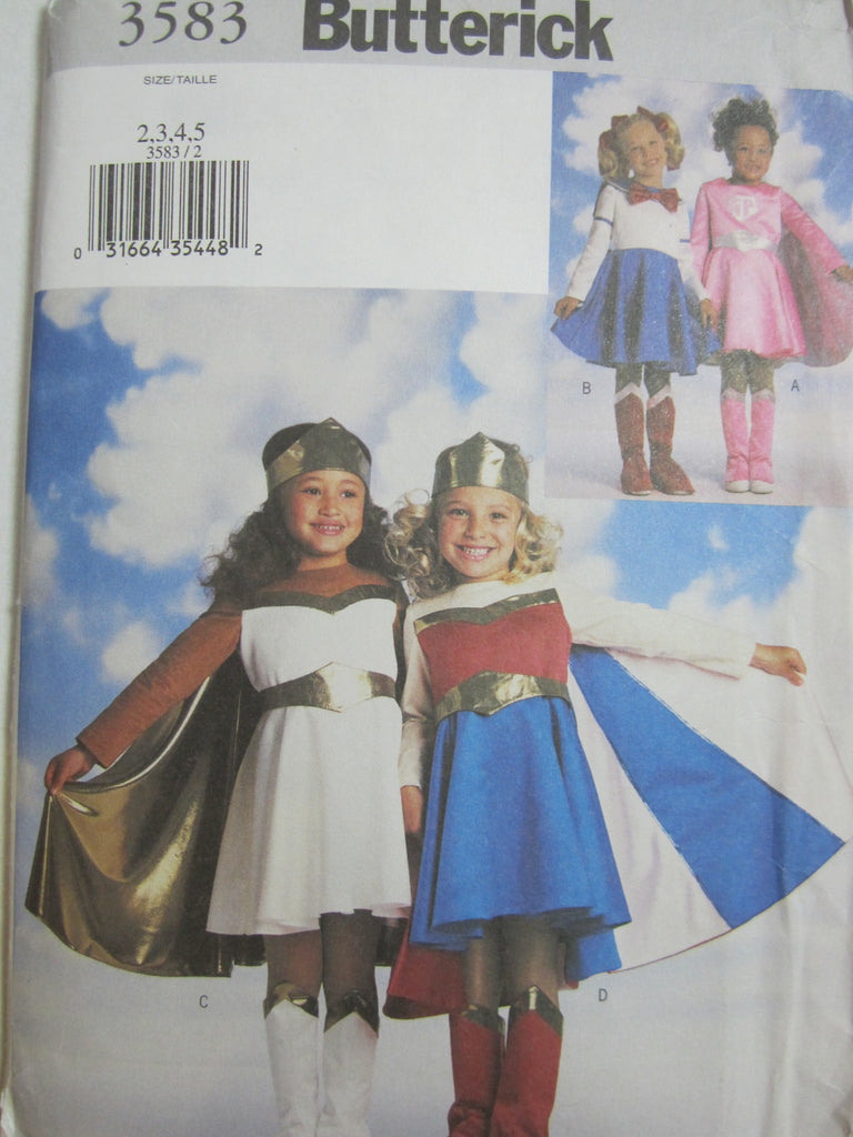 Custom Make Costume Girls Size 2 - 5 Years Wonder Woman inspired /Super Girl inspired