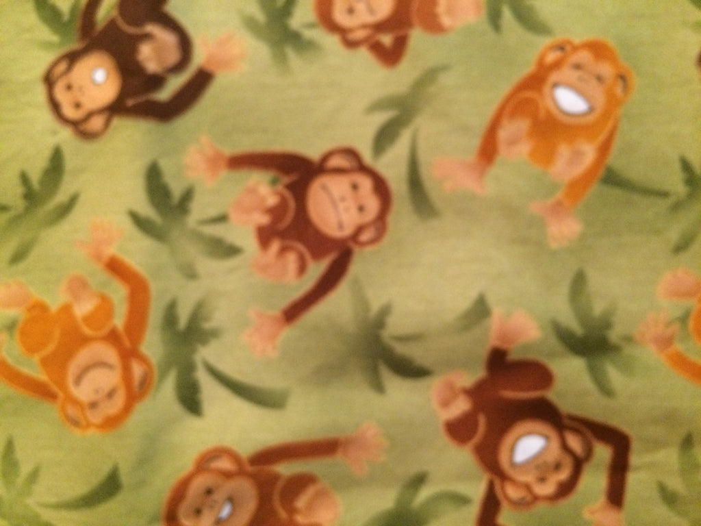 Custom Make Fabric Options Boys Monkeys