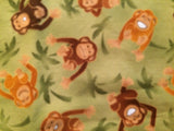 Custom Make Fabric Options Boys Monkeys