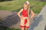 Custom Make Paper bag waist Shorts Available in Sizes 3 -5 Girls