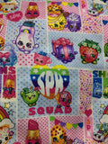 Custom Make Fabric Girls Shopkins x 2 types