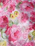 Custom Make Fabric Girls - Large flowers cotton