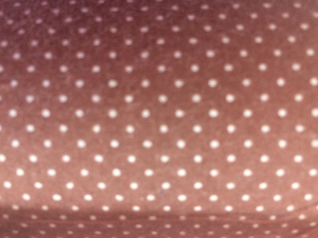 Custom Make Fabric Unisex Brown Dot