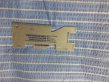 Custom Make Fabric Unisex Blue Seersucker (baby size piece remaining)