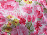 Custom Make Fabric Girls - Large flowers cotton