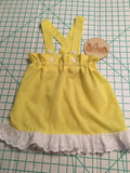 Girls size 1 Suspender skirt & paper bag waist