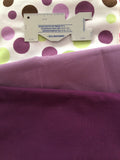Custom Make Fabric Options Girls - Purple & green spot with co-ordinate purple