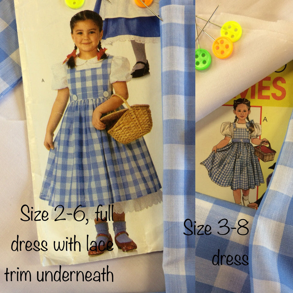 Custom Make Costume Girls Dorothy Wizard of Oz Size 6 Months - 10 Years (Available)