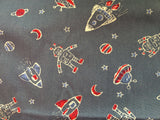 Custom Make Fabric Boys Space /Robot