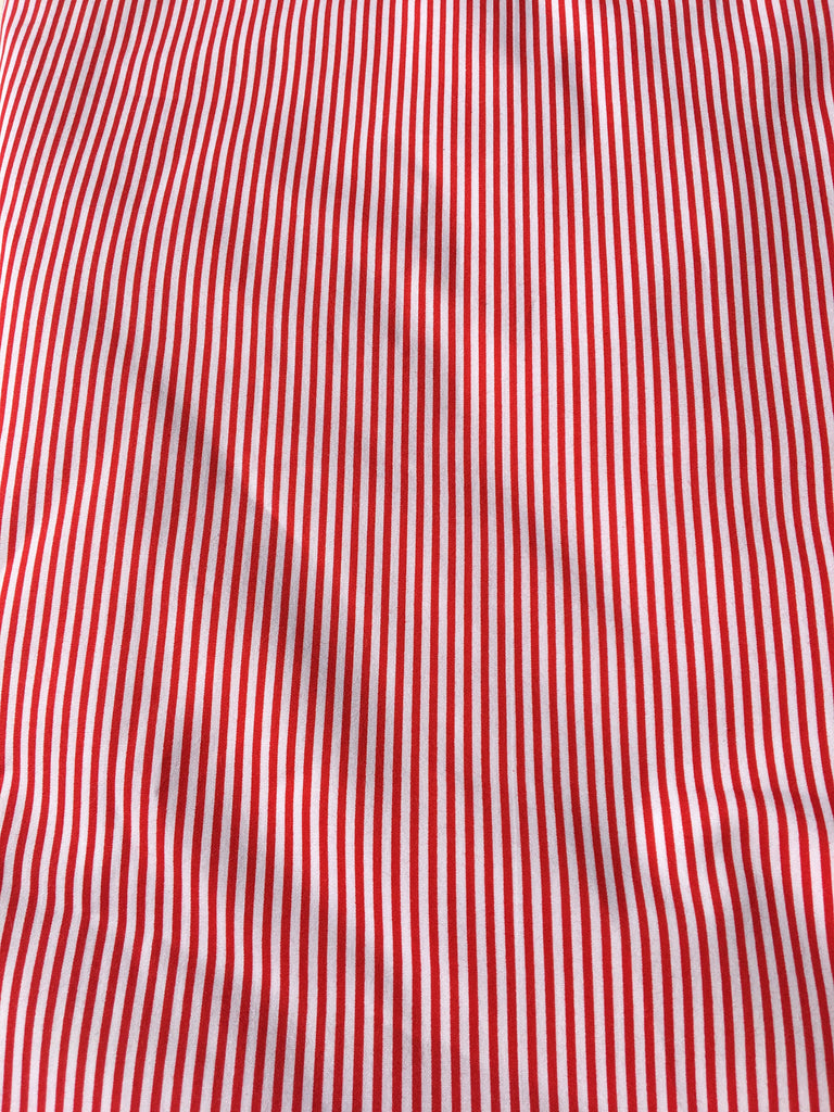 Custom Make Fabric Boys /Girls - Christmas red & white stripe