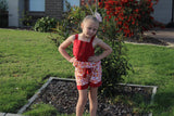 Custom Make Paper bag waist Shorts Available in Sizes 3 -5 Girls