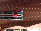 Custom Make Fabric Unisex Brown Dot
