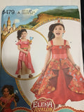 Custom Make Costume Disney inspired Elena Avalor:  Size 3 years - Size 8 Girls